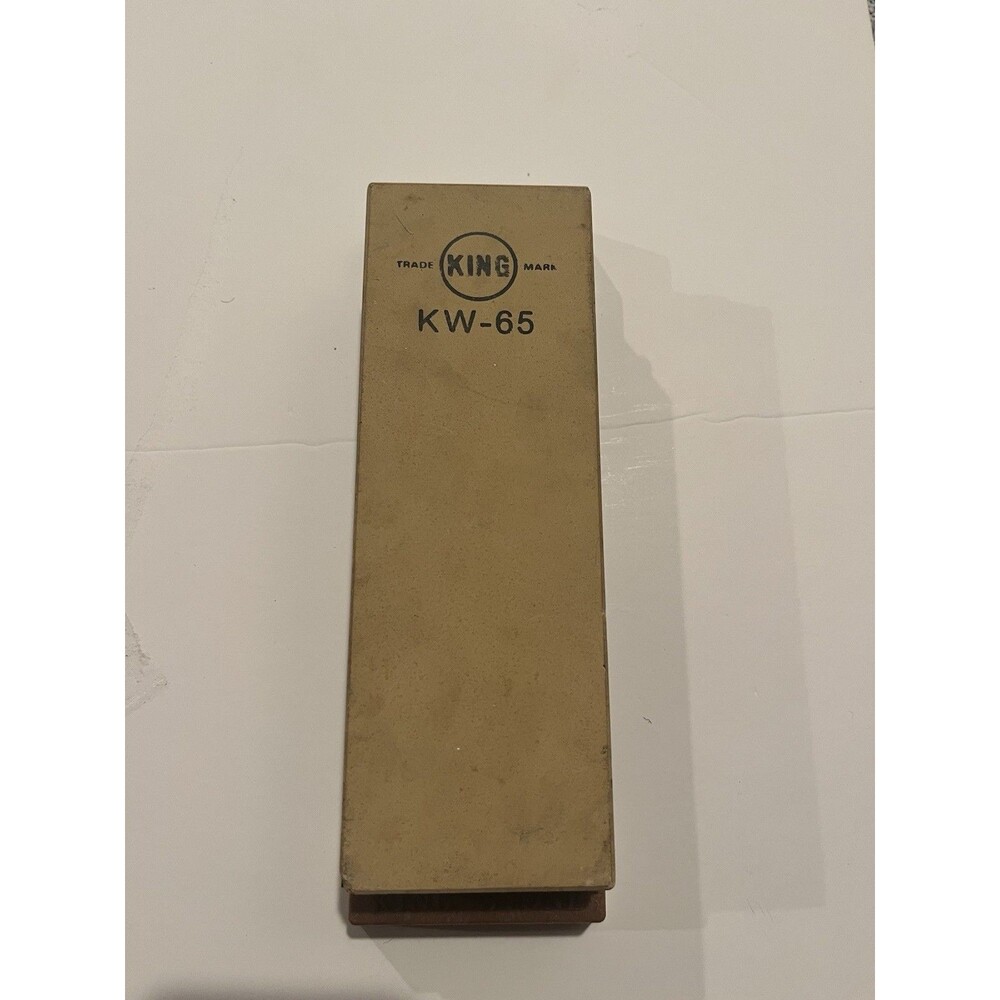 Kw65 1000/6000 Grit Combination Whetstone With Plastic Base Used